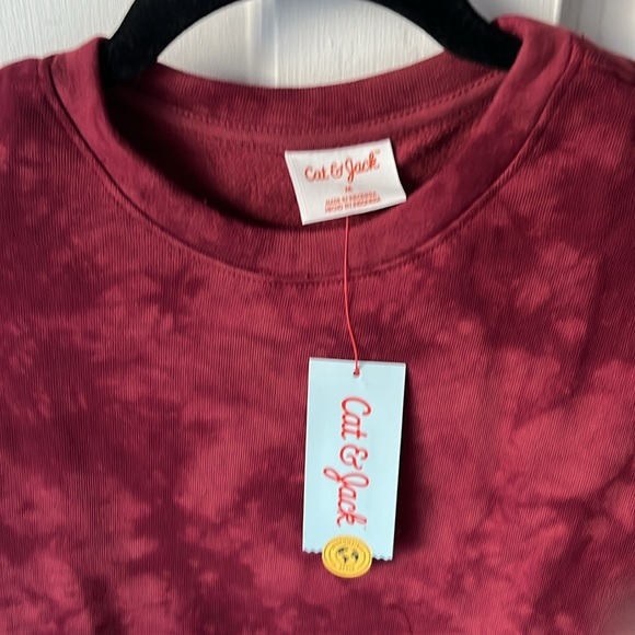 Cat & Jack Girls lightweight Sweatshirt Size Medium NWT - Picture 4 of 4